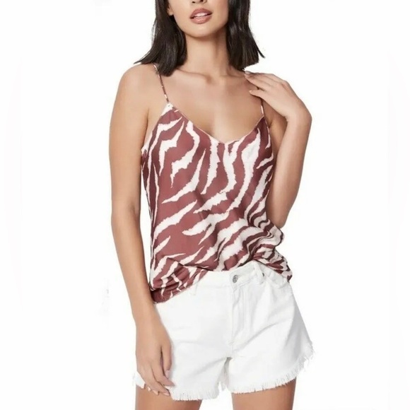 - Paige Zebra Print Cami - Picture 1 of 7